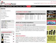 Tablet Screenshot of games.cyclingfever.com